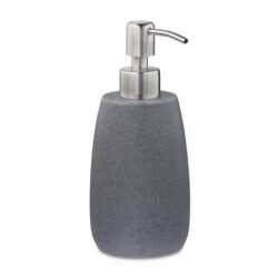 Skysto muilo dozatorius 18x7,5x9cm., pilkos/sidabrinės spalvos