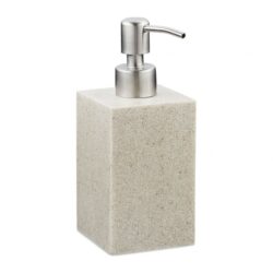 Skysto muilo dozatorius 17,5x7x8cm., kreminės/sidabrinės spalvos
