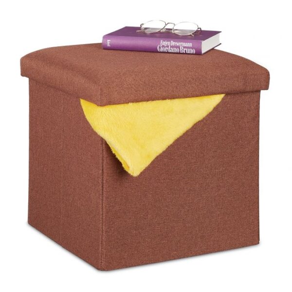 10031615_93_1_98fc8e69eb0a4b69aa59ae76aad8f710.jpg Sulankstoma sėdimoji vieta su atlenkiamu dangčiu 37x37,5x37,5cm., rudos spalvos