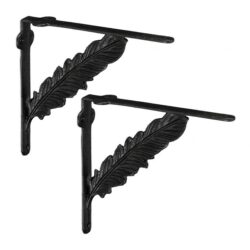 Rinkinys iš 2 sieninių vazonų laikiklių 19x4x21cm., baltos spalvos