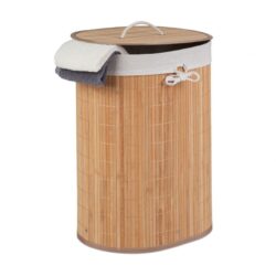 Skalbinių krepšelis 55x42x32cm, 46L., šviesiai rudos/kreminės spalvos