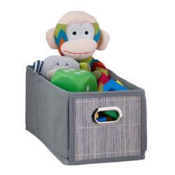 Daiktų laikymo dėžė 14x15x31cm., pilkos spalvos