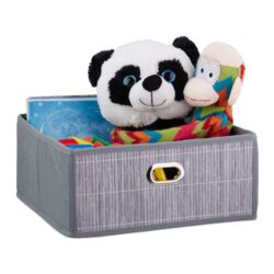 Daiktų laikymo dėžė 14x31x31cm., pilkos spalvos