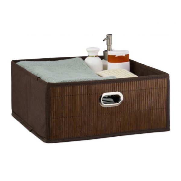 Daiktų laikymo dėžė 14x31x31cm., tamisiai rudos spalvos