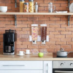 Interior of modern comfortable kitchen