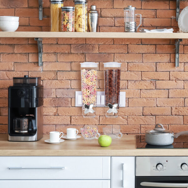 Interior of modern comfortable kitchen