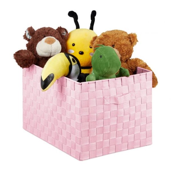 Daiktų laikymo dėžė 26x40x30cm., rožinės spalvos