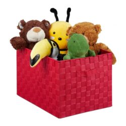 Daiktų laikymo dėžė 26x40x30cm., raudonos spalvos