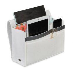 Pakabinamas krepšys 27x31,5x11,5cm., baltos spalvos