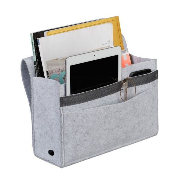 Pakabinamas krepšys 27x31,5x11,5cm., pilkos spalvos