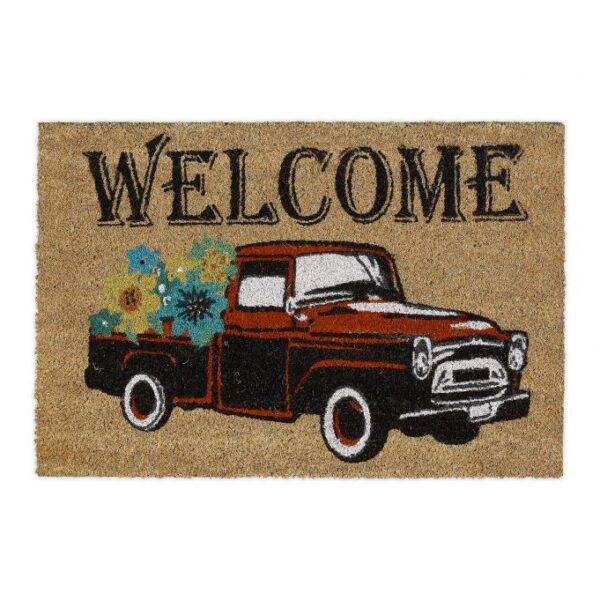 10035508_0_1_b903e1f507dc1b7c1abaa715a290c205.jpg Durų kilimėlis "Welcome" su mašina 60x40 cm.