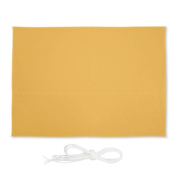 Stačiakampis tentas nuo saulės 350x250cm., geltonos spalvos