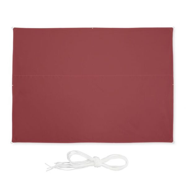 Stačiakampis tentas nuo saulės 350x250cm., tamsiai raudonos spalvos