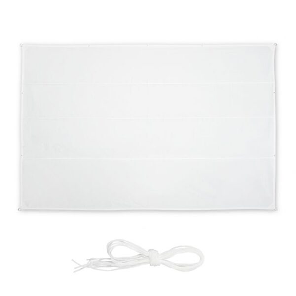 Stačiakampis tentas nuo saulės 700x500cm., baltos spalvos