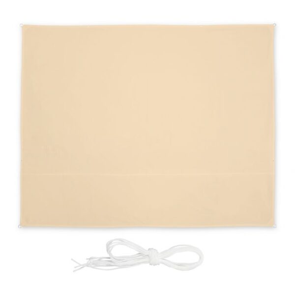 Stačiakampis tentas nuo saulės 400x300cm., smėlio spalvos