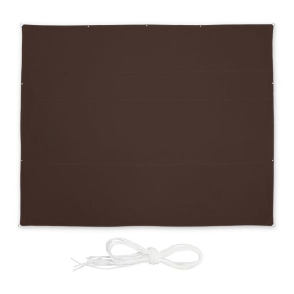 Stačiakampis tentas nuo saulės 600x500cm., rudos spalvos