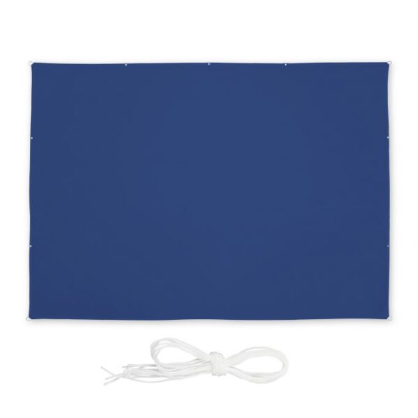 Stačiakampis tentas nuo saulės 550x450cm., tamsiai mėlynos spalvos