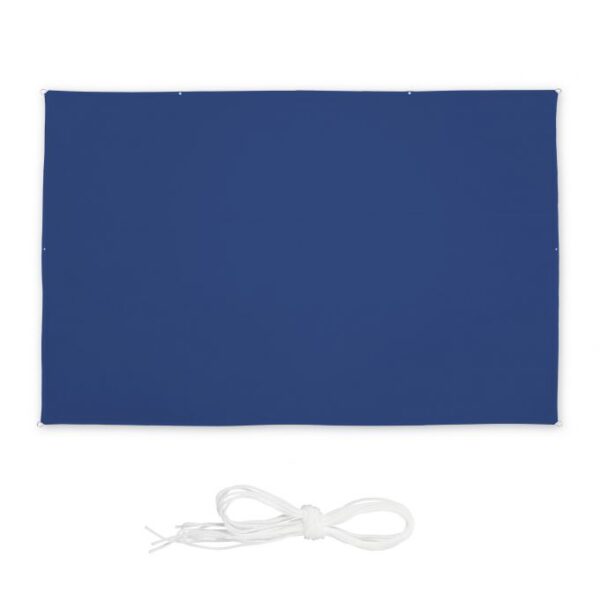 Stačiakampis tentas nuo saulės 400x200cm., tamsiai mėlynos spalvos