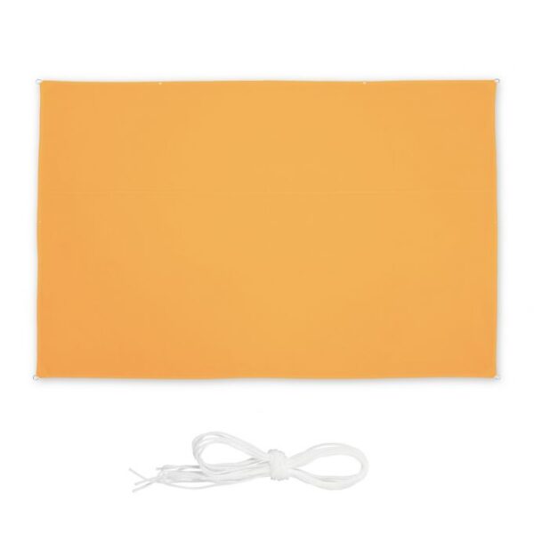 Stačiakampis tentas nuo saulės 400x200cm., geltonos spalvos