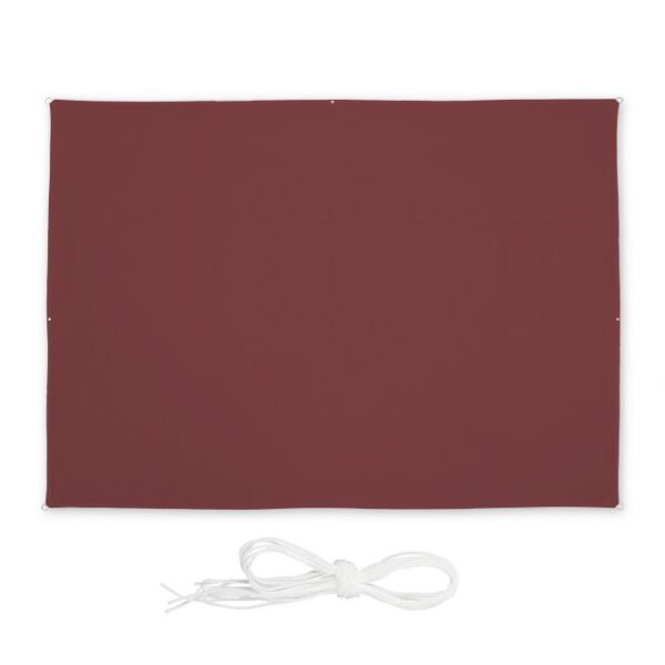 Stačiakampis tentas nuo saulės 350x250cm., tamsiai raudonos spalvos