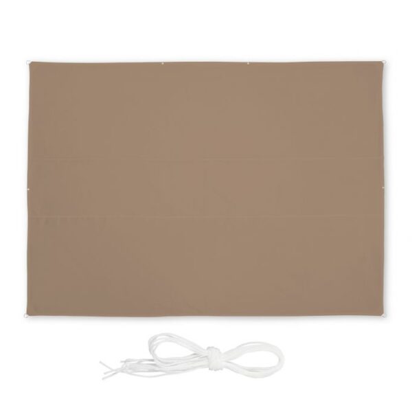 Stačiakampis tentas nuo saulės 450x350cm., rudos spalvos