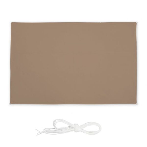 Stačiakampis tentas nuo saulės 400x200cm., rudos spalvos