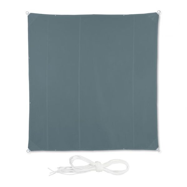 Kvadratinis tentas nuo saulės 500x500cm., pilkos spalvos