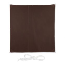 Kvadratinis tentas nuo saulės 300x300cm., rudos spalvos
