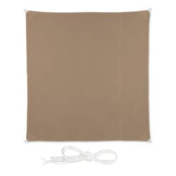 Kvadratinis tentas nuo saulės 200x200cm., rudos spalvos