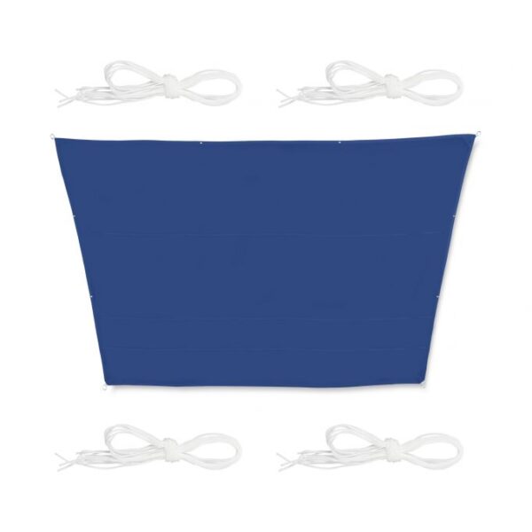 Trapecijos formos tentas nuo saulės 550x400x300., tamsiai mėlynos spalvos