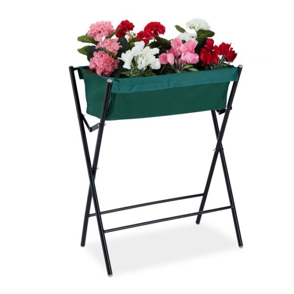 Pakelta lysvė 80x65x40cm., tamsiai žalios/juodos spalvos