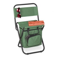 Stovyklavimo kėdė 60x35x35cm., žalios/juodos spalvos