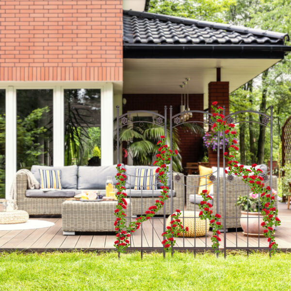 Real photo of a beautiful terrace with garden furniture, plants