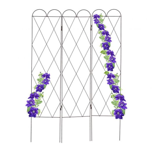 10036871_0_1_7bf821d33145d53e2e6cc78640541677.jpg Rinkinys iš 3 sodo grotelių 162,5x109x1cm., tamsiai rudos spalvos