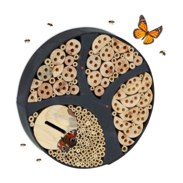 Vabzdžių viešbutis 6,5x30cm., šviesiai rudos/juodos spalvos