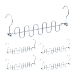 Drabužių pakabos 5vnt., sidabrinės spalvos