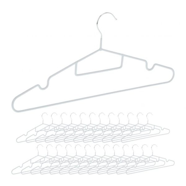 10037730_0_1_41f489d8f54c50f3292abba0ba3faec5.jpg Drabužių pakabos 24vnt., baltos spalvos