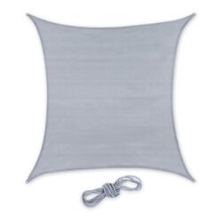 Kvadratinis tentas nuo saulės 300x300cm., pilkos spalvos