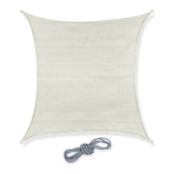 Kvadratinis tentas nuo saulės 300x300cm., baltos spalvos