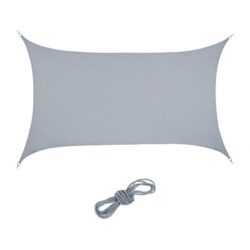 Stačiakampis tentas nuo saulės 300x200cm., pilkos spalvos