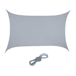 Stačiakampis tentas nuo saulės 400x300cm., pilkos spalvos