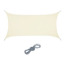Stačiakampis tentas nuo saulės 400x200cm., kreminės spalvos