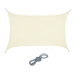 Stačiakampis tentas nuo saulės 400x300cm., kreminės spalvos