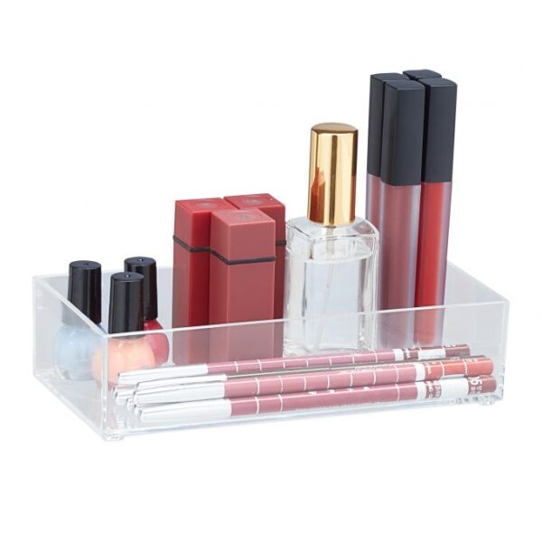 Skaidrus smulkmenų organizatorius 5x19x9,5cm.