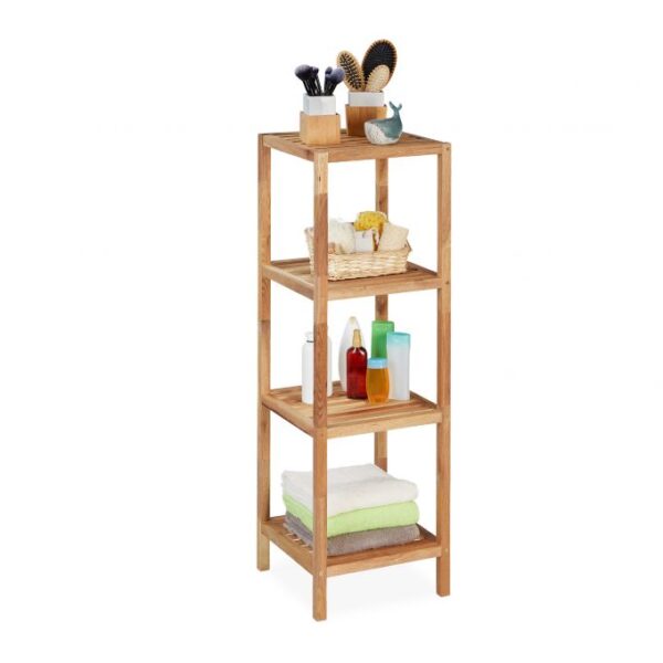 Pastatoma virtuvės lentyna 111x36x36cm., šviesiai rudos spalvos