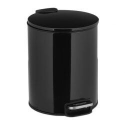 5 litrų šiukšliadėžė, juodos spalvos