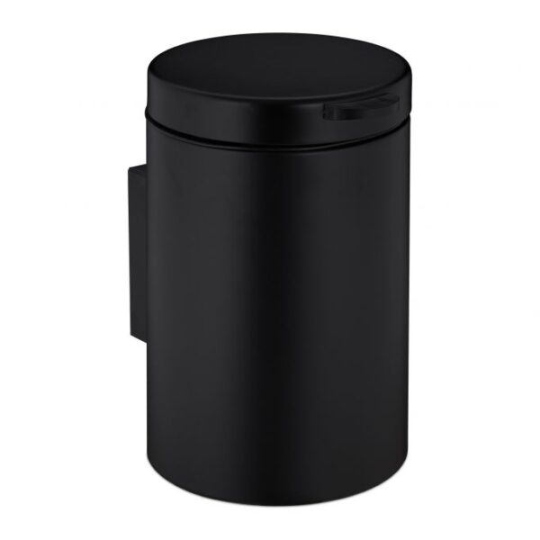 Šiukšliadėžė 25x17x23cm, 3L., juodos spalvos