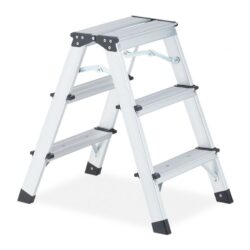 Buitinės kopečios 58,5x40x56cm., sidabrinės/juodos spalvos