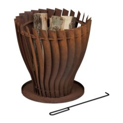 Laužavietė 42x40cm., rudos spalvos