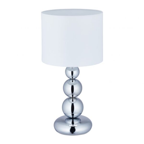 Stalinis šviestuvas 50x25cm., baltos/sidabrinės spalvos